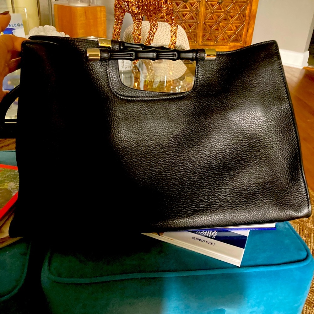 COPY - Gucci bamboo Daily Tote with shoulder strap